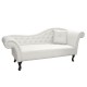 ΑΝΑΚΛΙΝΔΡΟ T.CHESTERFIELD NIOVI HM3008.02 PU ΛΕΥΚΟ ΔΕΞΙ ΜΠΡΑΤΣΟ 190x61x84Yεκ.