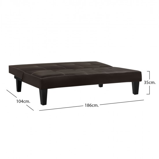 ΚΑΝΑΠΕΣ ΚΡΕΒΑΤΙ 3Θ HM3002.04 ΚΑΦΕ PU ΜΕ ΓΑΖΙΑ 186x90x82 ΚΑΝΑΠΕΣ ΚΡΕΒΑΤΙ 3Θ HM3002.04 ΚΑΦΕ PU ΜΕ ΓΑΖΙΑ 186x90x82