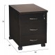 ΣΥΡΤΑΡΙΕΡΑ ΓΡΑΦΕΙΟΥ ΕΠΑΓΓΕΛΜΑΤΙΚΗ SIENNA HM2011.02 WENGE ΜΕ 3ΣΥΡΤΑΡΙΑ 38X48X53cm
