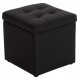 ΣΚΑΜΠΩ ΜΕ ΑΠΟΘΗΚΕΥΤΙΚΟ ΧΩΡΟ PU ΜΑΥΡΟ CUBE HM224.01 38x38x36.5Υεκ.