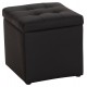 ΣΚΑΜΠΩ ΜΕ ΑΠΟΘΗΚΕΥΤΙΚΟ ΧΩΡΟ PU ΜΑΥΡΟ CUBE HM224.01 38x38x36.5Υεκ.