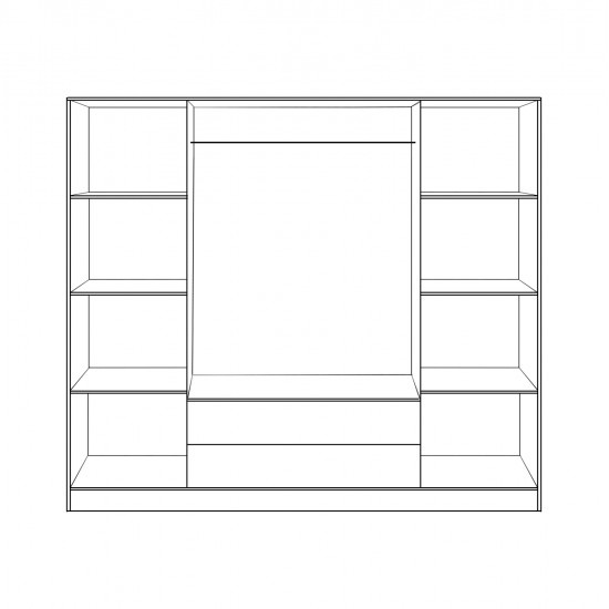 ΝΤΟΥΛΑΠΑ 4ΦΥΛΛΗ ΜΕ 2 ΣΥΡΤΑΡΙΑ AZALEA 200x55.5x180Υ εκ. HM353.01 ZEBRANO ΝΤΟΥΛΑΠΑ 4ΦΥΛΛΗ ΜΕ 2 ΣΥΡΤΑΡΙΑ AZALEA 200x55.5x180Υ εκ. HM353.01 ZEBRANO