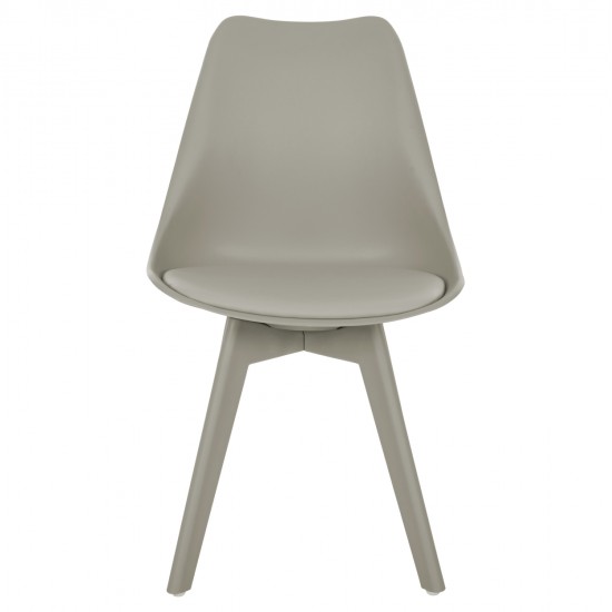 ΚΑΡΕΚΛΑ VEGAS HM0033.40 ΜΕ ΠΟΔΙ ΠΟΛΥΠΡΟΠΥΛΕΝΙΟΥ-PU-ΓΚΡΙ 48x56x82 εκ.