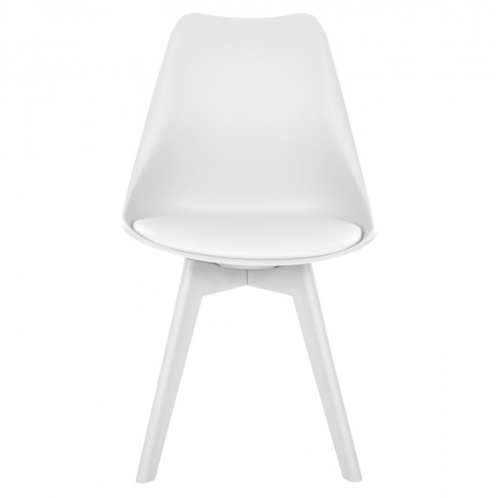 ΚΑΡΕΚΛΑ VEGAS HM0033.31 ΜΕ ΠΟΔΙ ΠΟΛΥΠΡΟΠΥΛΕΝΙΟΥ-PU- ΛΕΥΚΗ 47,5x55x82 εκ.