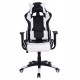 ΠΟΛΥΘΡΟΝΑ GAMING DARIUS HM1072.04 ΜΑΥΡΗ-ΛΕΥΚΗ 66,5x70x(122-129) cm