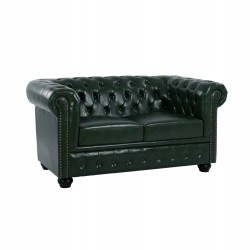 ΚΑΝΑΠΕΣ 2ΘΕΣΙΟΣ T.CHESTERFIELD HM3010.08 ΤΕΧΝΟΔΕΡΜΑ ΚΥΠΑΡΙΣΣΙ 150x90x72 εκ.