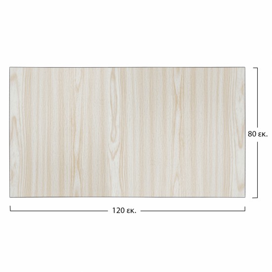 ΕΠΙΦΑΝΕΙΑ ΤΡΑΠΕΖΙΟΥ ΑΠΟ MDF 120Χ80 εκ. HM8440.03 ΔΡΥΣ ΜΑΥΡΟ