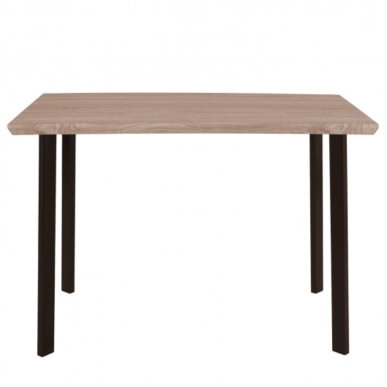 ΤΡΑΠΕΖΙ ΤΡΑΠΕΖΑΡΙΑΣ PALANI 110X70 SONAMA ΜΕ ΜΑΥΡΑ ΠΟΔΙΑ HM8333 ΤΡΑΠΕΖΙ ΤΡΑΠΕΖΑΡΙΑΣ PALANI 110X70 SONAMA ΜΕ ΜΑΥΡΑ ΠΟΔΙΑ HM8333