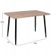 ΤΡΑΠΕΖΙ ΤΡΑΠΕΖΑΡΙΑΣ PALOMA HM8334.01, 120X70Χ76,5 SONΟMA, ΜΑΥΡΑ ΠΟΔΙΑ ΤΡΑΠΕΖΙ ΤΡΑΠΕΖΑΡΙΑΣ PALOMA HM8334.01, 120X70Χ76,5 SONΟMA, ΜΑΥΡΑ ΠΟΔΙΑ