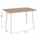 ΤΡΑΠΕΖΙ ΤΡΑΠΕΖΑΡΙΑΣ PALOMA HM8334.02, 120X70X76,5- SONOMA, ΛΕΥΚΑ ΠΟΔΙΑ ΤΡΑΠΕΖΙ ΤΡΑΠΕΖΑΡΙΑΣ PALOMA HM8334.02, 120X70X76,5- SONOMA, ΛΕΥΚΑ ΠΟΔΙΑ
