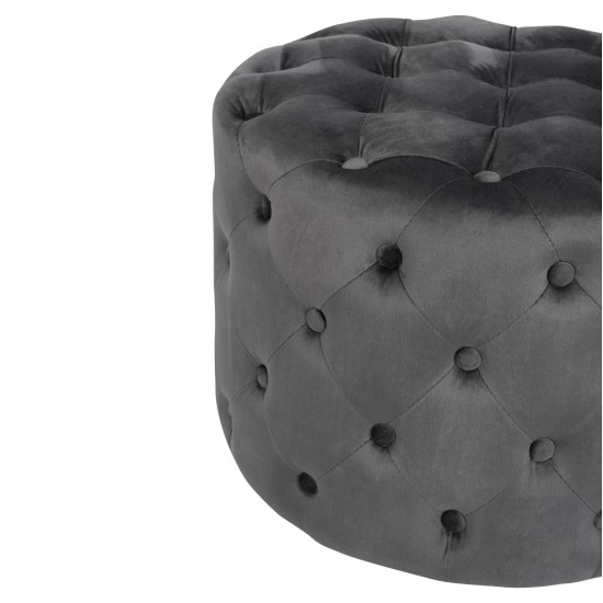 ΣΚΑΜΠΟ KASSIE ΓΚΡΙ ΒΕΛΟΥΔΟ ΤΥΠΟΥ CHESTERFIELD HM8406.01 Φ60x43Υ εκ. ΣΚΑΜΠΟ KASSIE ΓΚΡΙ ΒΕΛΟΥΔΟ ΤΥΠΟΥ CHESTERFIELD HM8406.01 Φ60x43Υ εκ.