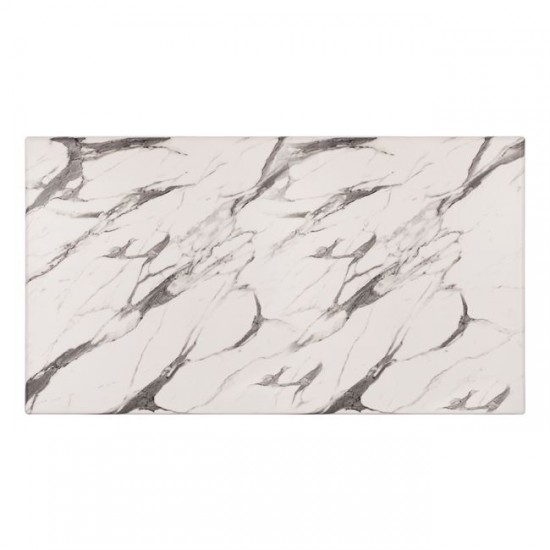 ΕΠΙΦΑΝΕΙΑ ΤΡΑΠΕΖΙΟΥ WERZALIT 120Χ80Χ3.5εκ. MARBLE WHITE-GREY 5657 HM5630.11