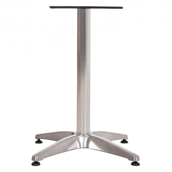 ΒΑΣΗ ΑΛΟΥΜΙΝΙΟΥ 4ΝΥΧΗ 66Χ66X69Υεκ. ΜΕ ΣΤΑΥΡΟ 45Χ45εκ. HM448.01 ΧΡΩΜΙΟΥ