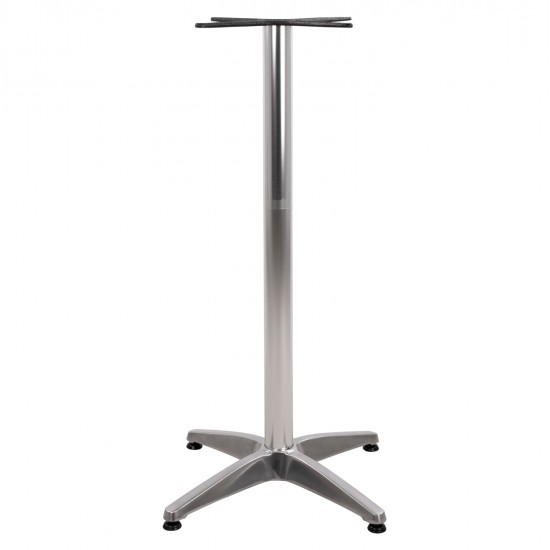 ΒΑΣΗ ΜΠΑΡ ΑΛΟΥΜΙΝΙΟΥ 4ΝΥΧΗ 66X66X109Υεκ. ΜΕ ΣΤΑΥΡΟ 44Χ44εκ. HM450 ΧΡΩΜΙΟΥ