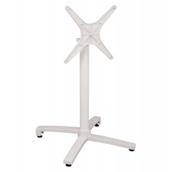 ΒΑΣΗ ΑΛΟΥΜΙΝΙΟΥ HM459.02 ΛΕΥΚΟ ΜΑΤ 69Χ69Χ73Υεκ. ΜΕ ΕΠΙΦΑΝΕΙΑ 48Χ48εκ.