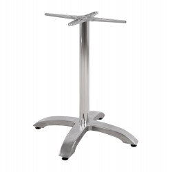 ΒΑΣΗ ΑΛΟΥΜΙΝΙΟΥ HM460.03 ΧΡΩΜΙΟΥ 66Χ66Χ72Υεκ. ΜΕ ΣΤΑΥΡΟ 48Χ48εκ.