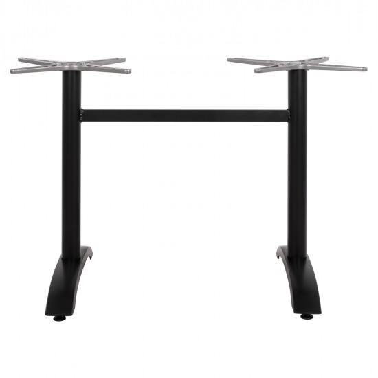 ΒΑΣΗ ΑΛΟΥΜΙΝΙΟΥ ΔΙΣΤΗΛΗ HM461.01 ΜΑΥΡΟ ΜΑΤ 78,5Χ60Χ73Υ εκ.