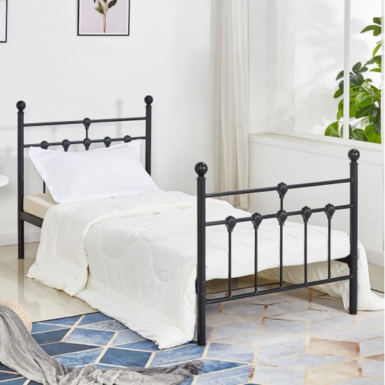 ΚΡΕΒΑΤΙ ΜΕΤΑΛΛΙΚΟ JACINDA 90x190 εκ. ΜΑΥΡΟ ΧΡΩΜΑ HM574.01 ΚΡΕΒΑΤΙ ΜΕΤΑΛΛΙΚΟ JACINDA 90x190 εκ. ΜΑΥΡΟ ΧΡΩΜΑ HM574.01