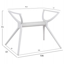 ΒΑΣΗ ΠΟΛΥΠΡΟΠΥΛΕΝΙΟΥ ΛΕΥΚΗ HM463.02 ΓΙΑ ΕΠΙΦΑΝΕΙΑ 120Χ80
