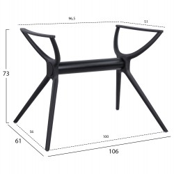 ΒΑΣΗ ΠΟΛΥΠΡΟΠΥΛΕΝΙΟΥ ΜΑΥΡΗ HM463.01 ΓΙΑ ΕΠΙΦΑΝΕΙΑ 120Χ80