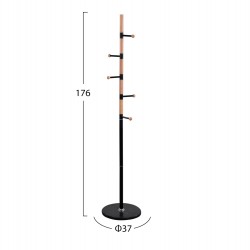 ΚΑΛΟΓΕΡΟΣ MERCURY HM8609.02 ΞΥΛΟ ΟΞΙΑ- ΜΑΥΡΟ ΜΕΤΑΛΛΟ ΜΕ ΜΑΥΡΟ ΜΑΡΜΑΡΟ Φ37X176Υεκ.