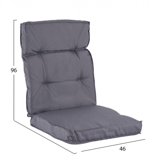 ΜΑΞΙΛΑΡΙ ΥΦΑΣΜΑΤΙΝΟ ΜΕ ΠΛΑΤΗ ΓΚΡΙ 96x46x7 εκ. HM5745.10 ΜΑΞΙΛΑΡΙ ΥΦΑΣΜΑΤΙΝΟ ΜΕ ΠΛΑΤΗ ΓΚΡΙ 96x46x7 εκ. HM5745.10