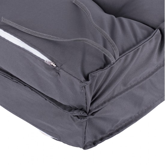 ΜΑΞΙΛΑΡΙ ΥΦΑΣΜΑΤΙΝΟ ΜΕ ΠΛΑΤΗ ΓΚΡΙ 96x46x7 εκ. HM5745.10 ΜΑΞΙΛΑΡΙ ΥΦΑΣΜΑΤΙΝΟ ΜΕ ΠΛΑΤΗ ΓΚΡΙ 96x46x7 εκ. HM5745.10