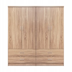 ΣΕΤ 2 ΤΜΧ ΝΤΟΥΛΑΠΑ 4ΦΥΛΛΗ ΜΕ 4 ΣΥΡΤΑΡΙΑ SONAMA 160X42X181 HM11349.02