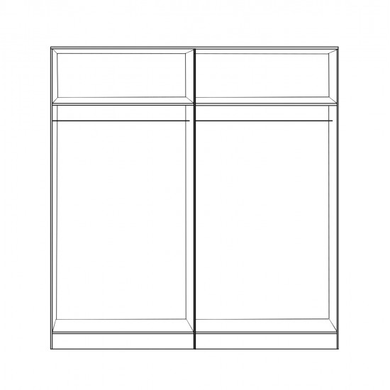 ΣΕΤ 2 ΤΜΧ ΝΤΟΥΛΑΠΑ 4ΦΥΛΛΗ ZEBRANO 160X42X181 HM11350.01