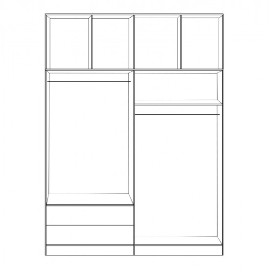 ΣΕΤ 4 ΤΜΧ ΝΤΟΥΠΑΛΑ 4ΦΥΛΛΗ ΜΕ ΠΑΤΑΡΙ ZEBRANO 160X42X241 HM11355.01 ΣΕΤ 4 ΤΜΧ ΝΤΟΥΠΑΛΑ 4ΦΥΛΛΗ ΜΕ ΠΑΤΑΡΙ ZEBRANO 160X42X241 HM11355.01