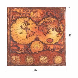 ΠΙΝΑΚΑΣ ΚΑΜΒΑΣ EARTH HM7156.04 80X80X2.5 εκ.