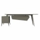 ΓΡΑΦΕΙΟ ΕΠΑΓΓΕΛΜΑΤΙΚΟ LUX SERIES 237X160X75Yεκ. ΔΕΞΙΑ ΓΩΝΙΑ ΣΤΑΧΤΙ ΜΟΚΑ HM2117R
