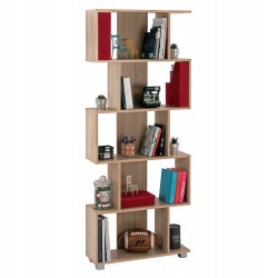 ΒΙΒΛΙΟΘΗΚΗ ΜΕΛΑΜΙΝΗΣ EZIR HM2385.02 SONAMA 70x25x177Υ εκ.
