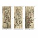 ΠΙΝΑΚΑΣ ΤΡΙΠΤΥΧΟ MDF RED FLOWERS AND BERRIES HM7204.01 60x50x0,3 εκ.