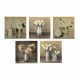 ΠΙΝΑΚΑΣ ΠΕΝΤΑΠΤΥΧΟ MDF ROMANTIC FLOWERS HM7205.02 75X0,3X15 εκ.