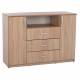 ΜΠΟΥΦΕΣ ΜΕ 2 ΝΤΟΥΛΑΠΙΑ Κ 3 ΣΥΡΤΑΡΙΑ ADLER SONAMA OAK HM2430 120X45X85Yεκ.