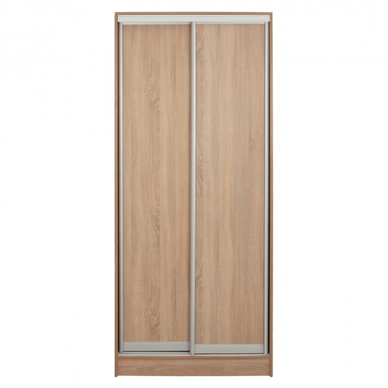 ΝΤΟΥΛΑΠΑ ΣΥΡΟΜΕΝΗ ADLER ΜΕΛΑΜΙΝΗΣ 90x45x210Yεκ. SONAMA OAK 2ΦΥΛΛΗ HM2436.01