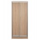 ΝΤΟΥΛΑΠΑ ΣΥΡΟΜΕΝΗ ADLER ΜΕΛΑΜΙΝΗΣ 90x45x210Yεκ. SONAMA OAK 2ΦΥΛΛΗ HM2436.01