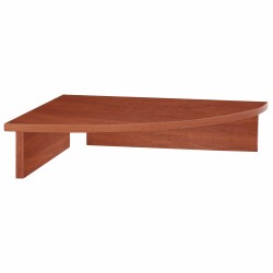 ΒΑΣΗ ΟΘΟΝΗΣ DEVON ΓΡΑΦΕΙΟΥ ΤΡΙΓΩΝΗ APPLE WOOD HM2451.04 50x50x11.6Υεκ.