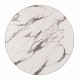 ΕΠΙΦΑΝΕΙΑ ΤΡΑΠΕΖΙΟΥ HPL HM5841.11 MARBLE WHITE-GREY Φ60 εκ. ΠΑΧΟΥΣ 12mm.