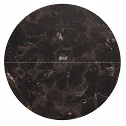 ΕΠΙΦΑΝΕΙΑ ΤΡΑΠΕΖΙΟΥ HPL HM5842.14 BROWN MARBLE Φ69 εκ. ΠΑΧΟΥΣ 12mm.