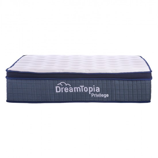 ΣΤΡΩΜΑ DREAMTOPIA, σειρά PRIVILEGE HM660.140 POCKET SPRING ΜΕ ΑΝΩΣΤΡΩΜΑ 140X200εκ.