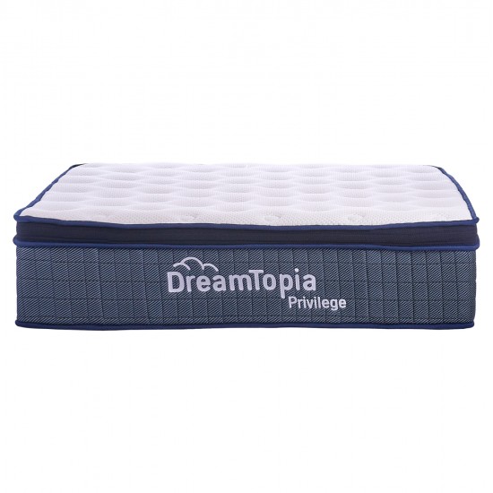 ΣΤΡΩΜΑ DREAMTOPIA, σειρά PRIVILEGE HM660.120 POCKET SPRING ΜΕ ΑΝΩΣΤΡΩΜΑ 120X200εκ.