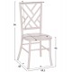ΚΑΡΕΚΛΑ ΑΠΟ ΞΥΛΟ ΤΟΟΝ WHITE WASH 44.5x48x96Υεκ.HM9410.05 ΚΑΡΕΚΛΑ ΑΠΟ ΞΥΛΟ ΤΟΟΝ WHITE WASH 44.5x48x96Υεκ.HM9410.05