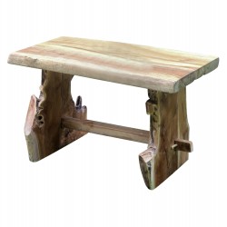 ΠΑΓΚΑΚΙ YEDI HM9347 ΑΠΟ ΜΑΣΙΦ ΞΥΛΟ TEAK ΦΥΣΙΚΟ 80X40X44Y εκ.