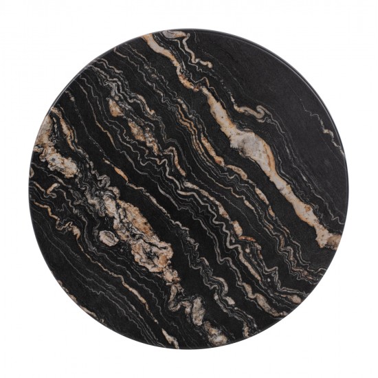 ΕΠΙΦΑΝΕΙΑ ΤΡΑΠΕΖΙΟΥ Φ60Χ2.5εκ. 5787 WERZALIT BLACK GOLD MARBLE HM5227.15