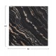 ΕΠΙΦΑΝΕΙΑ ΤΡΑΠΕΖΙΟΥ WERZALIT 60Χ60Χ3.5εκ.  BLACK GOLD MARBLE HM5229.15