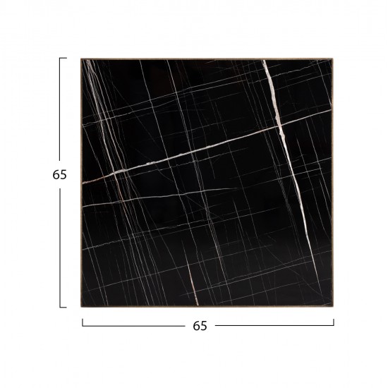 ΕΠΙΦΑΝΕΙΑ ΤΡΑΠΕΖΙΟΥ ΤΕΤΡΑΓΩΝΗ HM11699.65 HPL BLACK MARBLE 5175 12ΜΜ 65Χ65εκ.