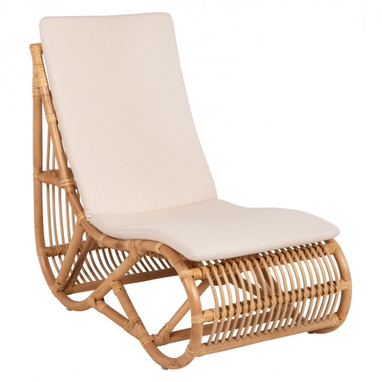 ΠΟΛΥΘΡΟΝΑ CARL HM9646.01 RATTAN ΣΕ ΦΥΣΙΚΟ ΧΡΩΜΑ-ΛΕΥΚΟ ΜΑΞΙΛΑΡΙ 60x94x83-92Υ εκ.