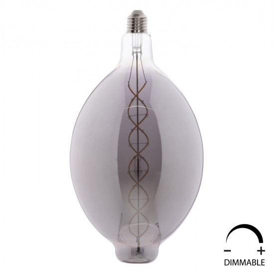 ΛΑΜΠΤΗΡΑΣ LED FILAMENT 8W E27 3000K SMOKE DIMMABLE HM4051.03